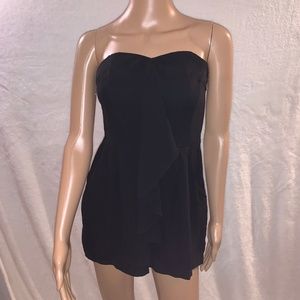 EXPRESS romper size 2 black strapless
